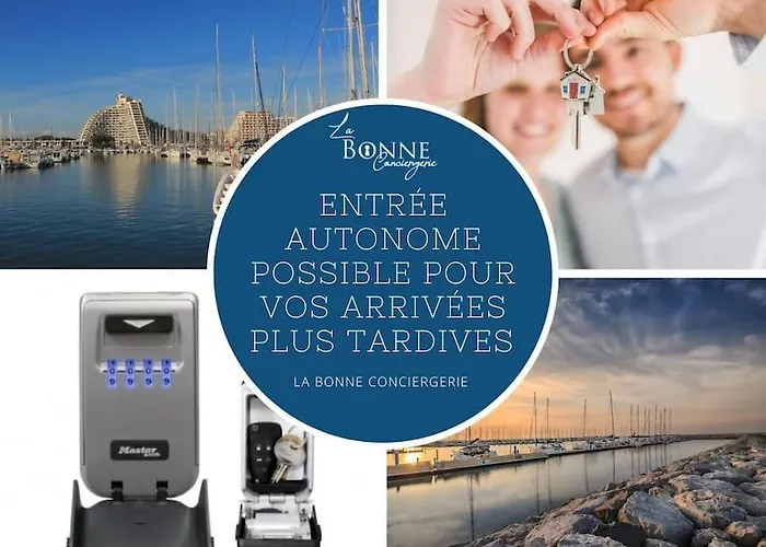 Cap Sur Le Sud * Vue * Clim * Parking * Wifi * Couchant * Apartment La Grande-Motte